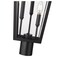 Z-Lite Gannon 3 Light Outdoor Post Mount Fixture, 12in. W x 31.5in. H, Black 5008PHXLR-BK - alternate 4